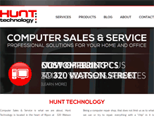 Tablet Screenshot of hunt-technology.com